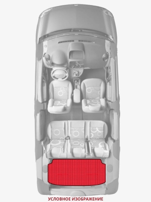 ЭВА коврики «Queen Lux» багажник для Peugeot Traveller